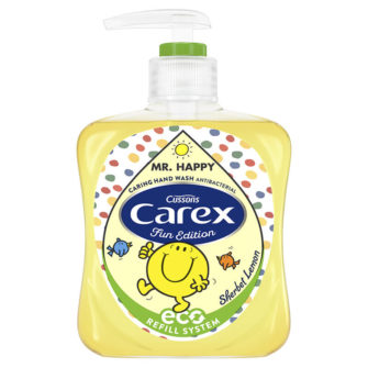 Carex Fun Edition Mr Men & Little Miss Sherbet Lemon Hand Wash