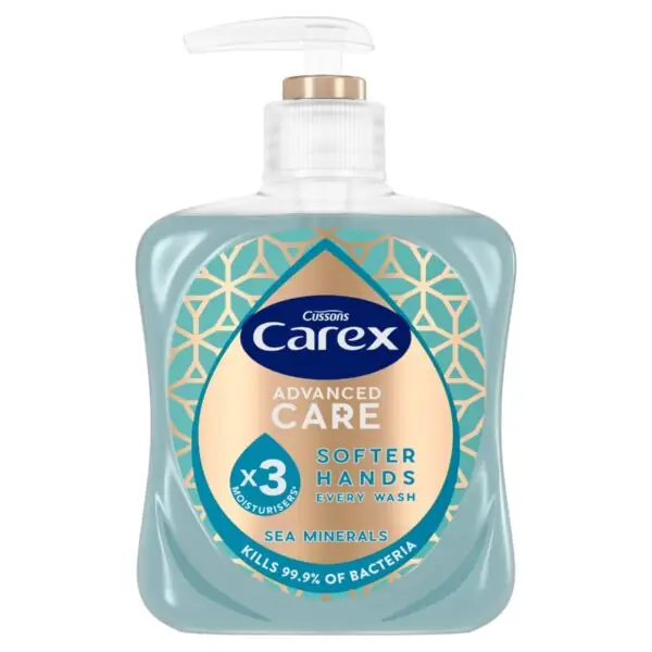 Carex Advanced Care Sea Minerals Antibacterial Hand Wash 250ml and 500ml