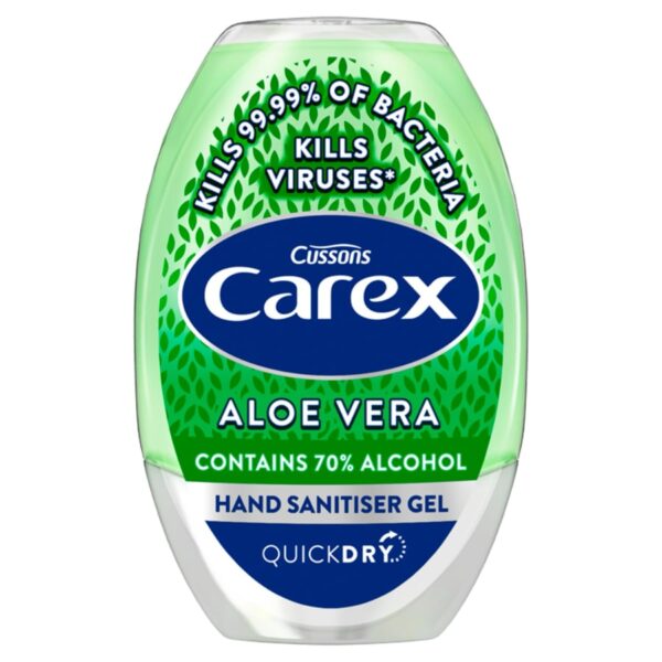 Carex Aloe Vera Antibacterial Hand Sanitiser Gel 50ml