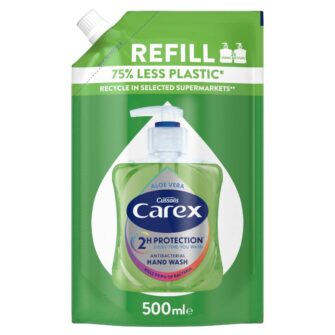 Carex Aloe Vera Antibacterial Hand Wash Refill 500ml