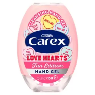 Carex Cleansing Hand Gel Love Hearts 50ml