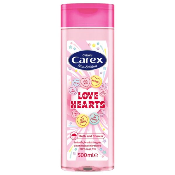 Carex Fun Edition Love Hearts Bath and Shower 500ml