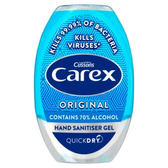 Carex Original Antibacterial Hand Sanitiser Gel 50ml