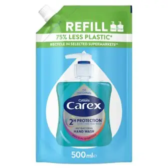 Carex Original Antibacterial Hand Wash Refill 500ml