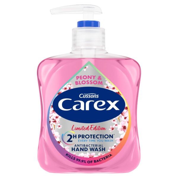 Carex Peony and Blossom Antibacterial Hand Wash 250ml and 500ml