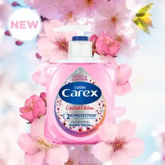 Carex Peony and Blossom Antibacterial Hand Wash 250ml and 500ml