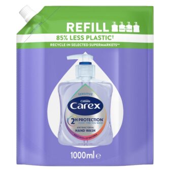 Carex Sensitive Antibacterial Hand Wash Refill 1000ml