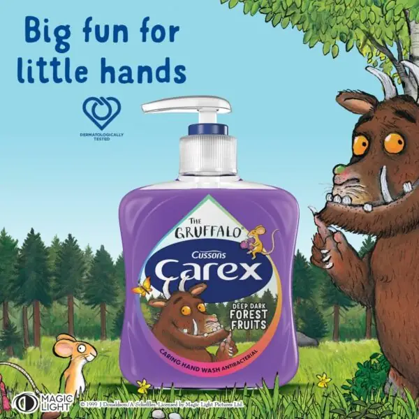 Carex Gruffalo Deep Dark Forest Fruits Antibacterial Hand Wash 250ml