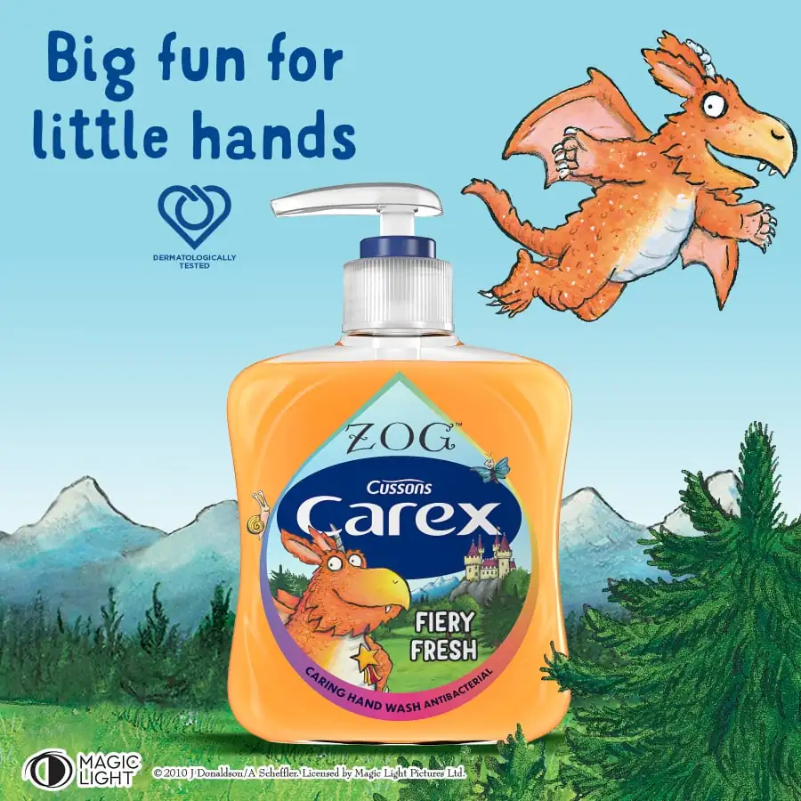 Carex ZOG Fiery Fresh Antibacterial Hand Wash 250ml