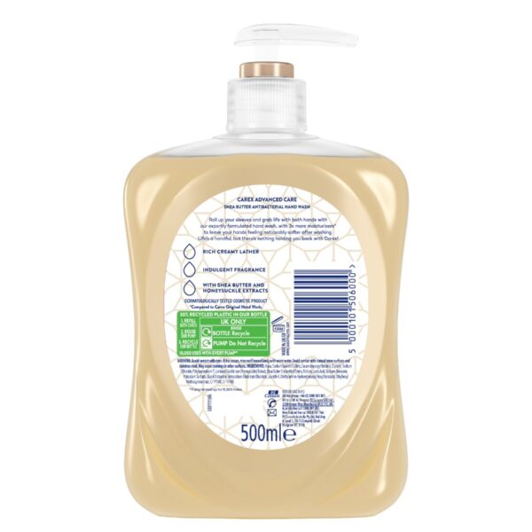 Carex Advanced Care Shea Butter Antibacterial Hand Wash 500ml