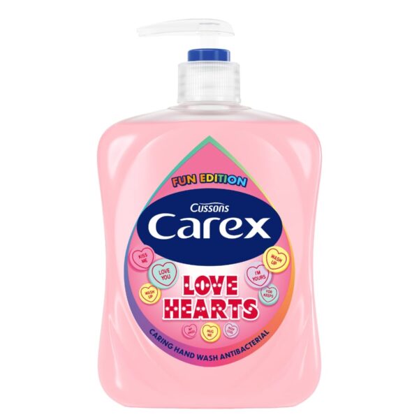 Carex Fun Edition Love Hearts Antibacterial Hand Wash 500ml