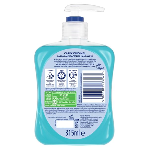 Carex Original Antibacterial Hand Wash 315ml