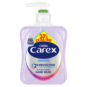 Carex Sensitive Antibacterial Hand Wash 33.33% Extra Free